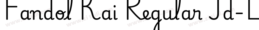 FandolKai Regular Id字体转换